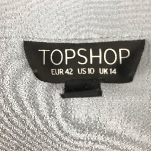 TOPSHOP button down w/asymmetrical back. - Picture 7 of 7